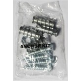 WITT Outdoor Anchor Kit for Outdoor Waste and Recycling Receptacles